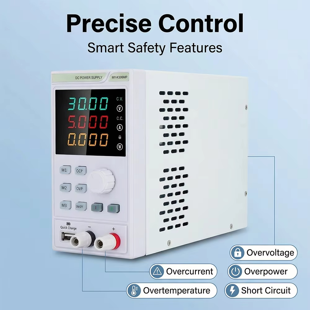Programmable Dc Power Supply 30V 10A - MY-K3010MP 300W Bench L DC Regulated