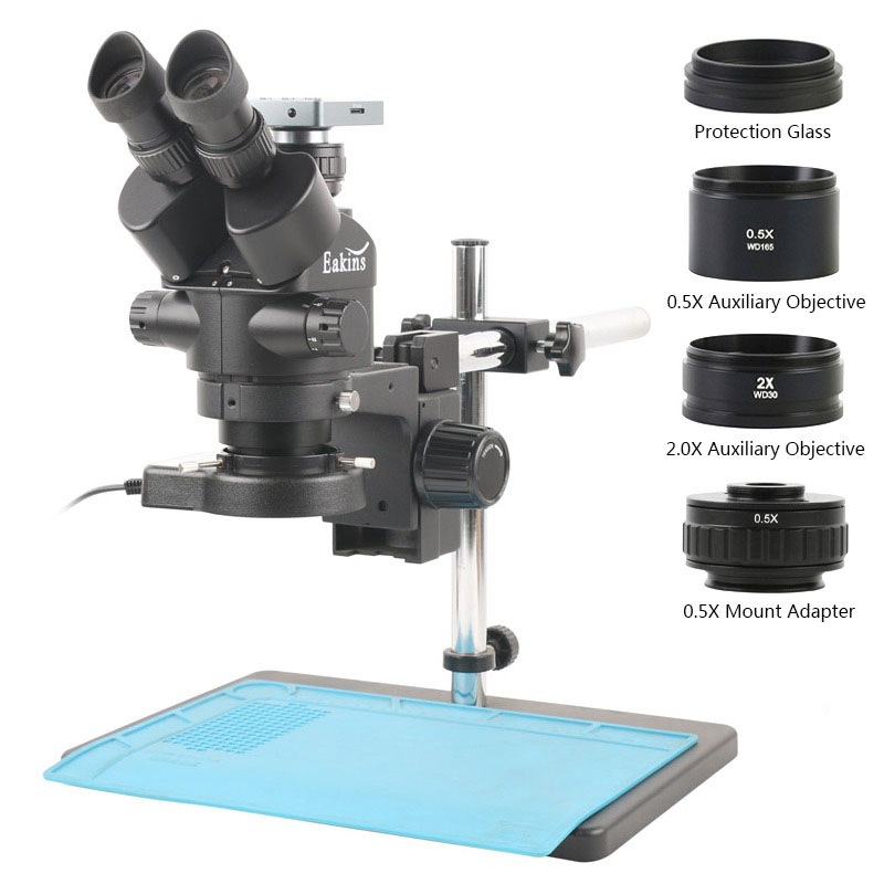 Stereo Trinocular Microscope Pcb - 8.3MP 4k 1080P HDMI USB Video