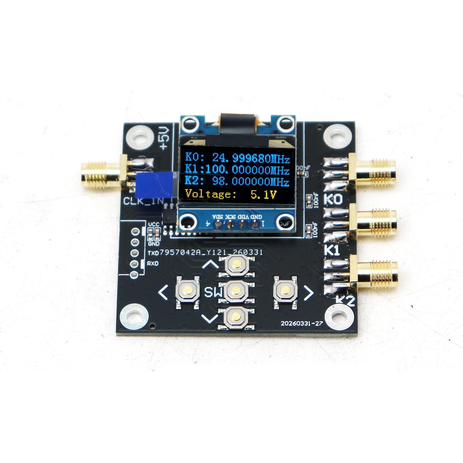 Signal Generator Spectrum Analyzer - SI5351 Programmable Clock Signal Generator 2.5kHz-200MHz