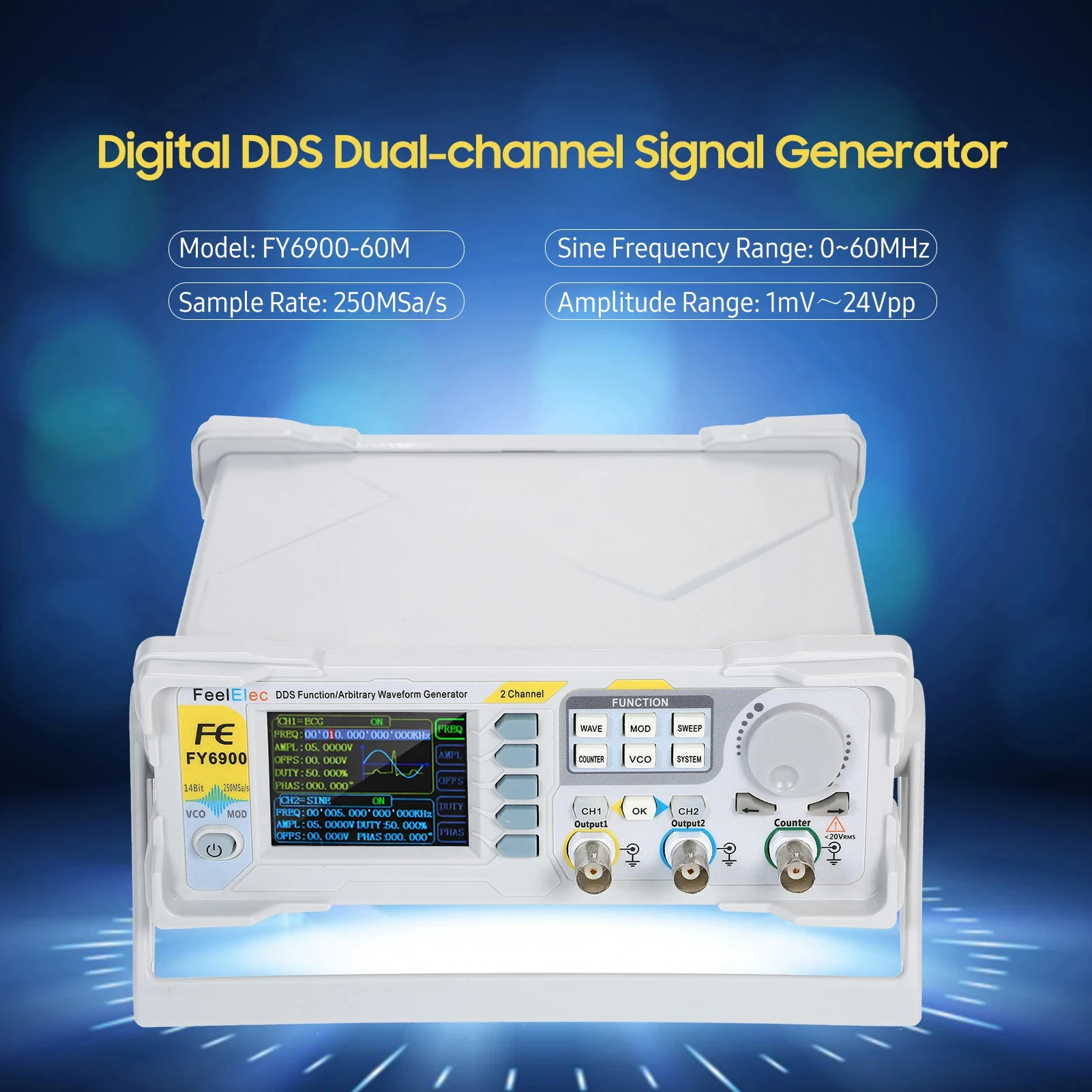 Waveform Generator Pulse Signa - огляд і ціна Function Arbitrary Waveform Generator