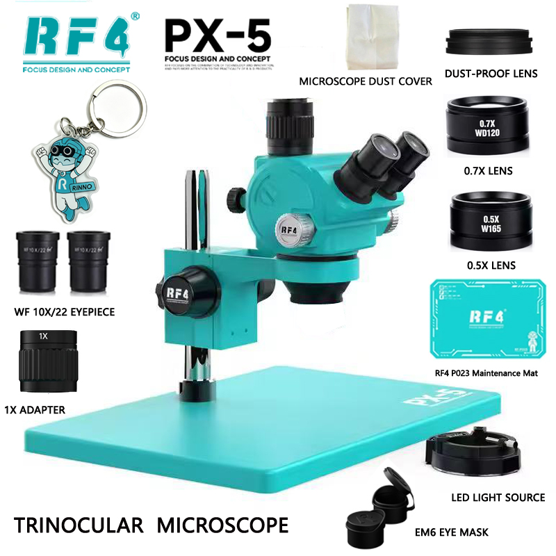 RF4 Stereo Trinocular Microsco - огляд і ціна Stereo Trinocular Microscope Pcb