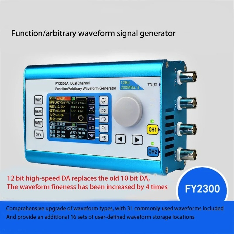 FY2300 Dual Channel DDS Functi - огляд і ціна Function Arbitrary Waveform Generator