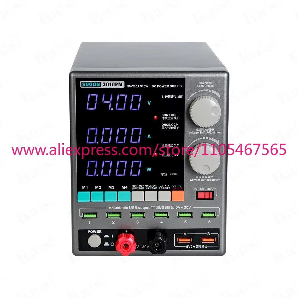1Pcs 3010PM regulated DC power - огляд і ціна Linear Lab Power Supply Adjustable