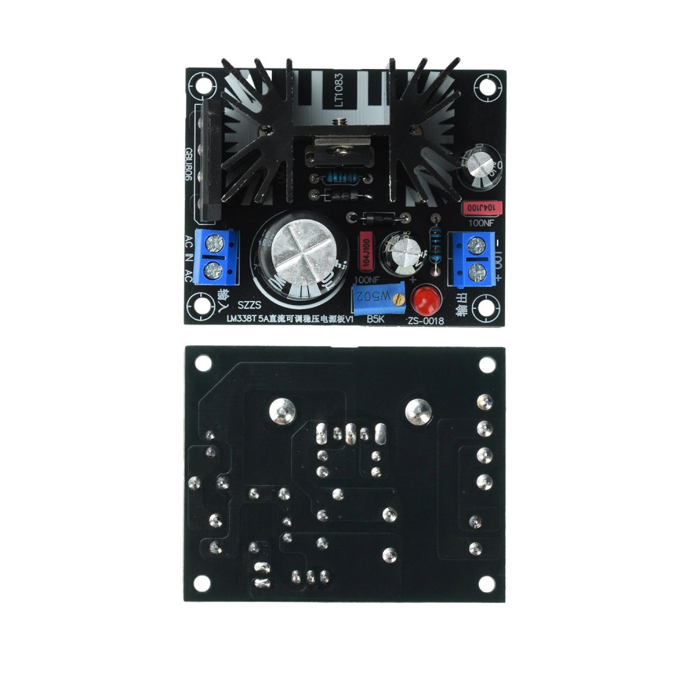 LM338T Linear Adjustable Volta - огляд і ціна Linear Lab Power Supply Adjustable