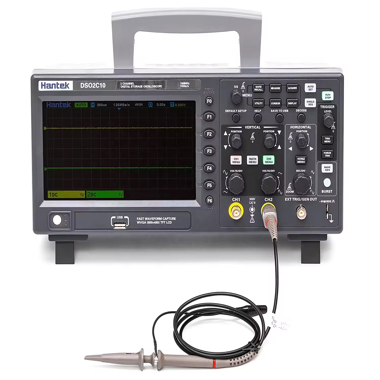 DSO2C10 DSO2C15 DSO2C10 2 Chan - огляд і ціна Digital Storage Oscilloscope 100Mhz