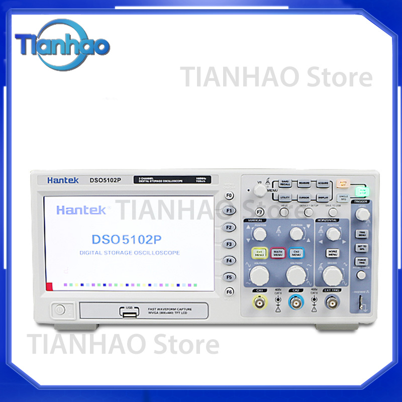 for Hantek DSO5102P Digital St - огляд і ціна Digital Storage Oscilloscope 100Mhz