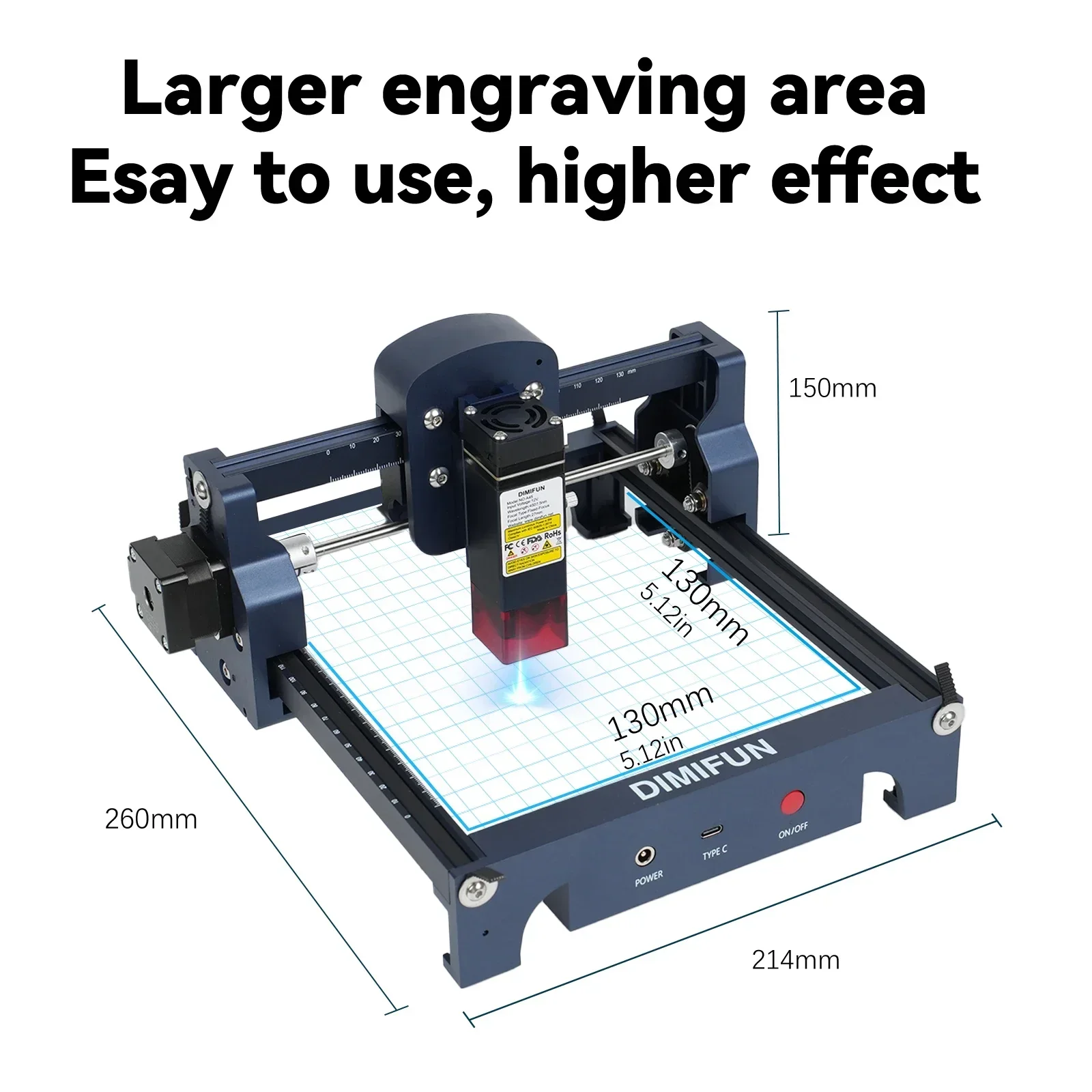 2.5/4.5W Portable Mini Desktop - огляд і ціна Mini Laser Engraver Cnc Router