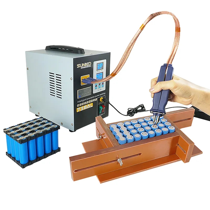 738AL 3.6KW Telescopic Arm Han - огляд і ціна Spot Welder 18650 Battery Pack