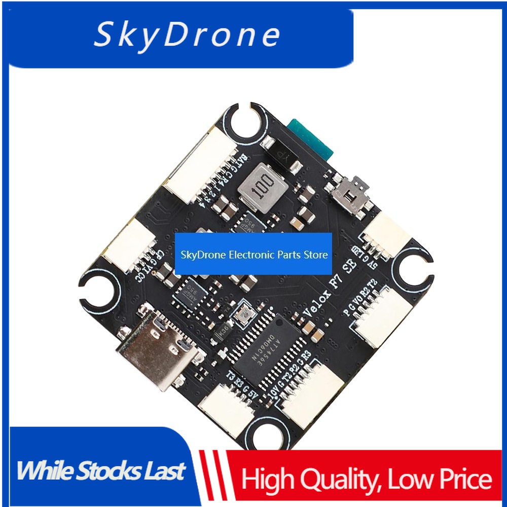 SkyDElT-HOBBY Velox F7 SE 30x3 - огляд і ціна Fpv Flight Controller F7 Stack 60A