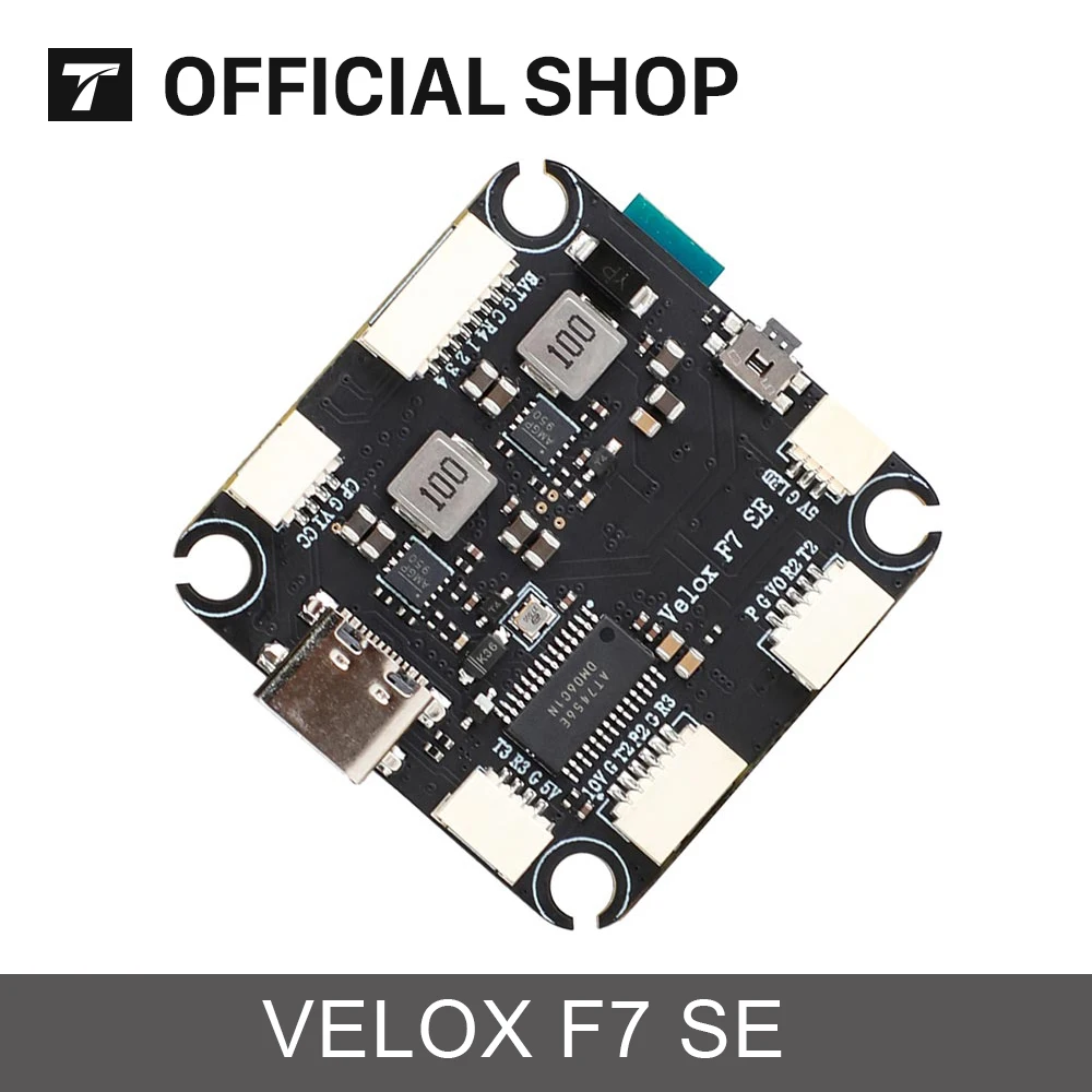 SkyDElT-HOBBY Velox F7 SE 30x3 - огляд і ціна Fpv Flight Controller F7 Stack 60A