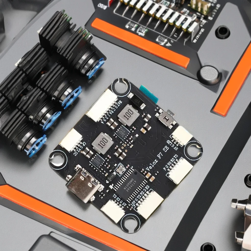 SkyDElT-HOBBY Velox F7 SE 30x3 - огляд і ціна Fpv Flight Controller F7 Stack 60A