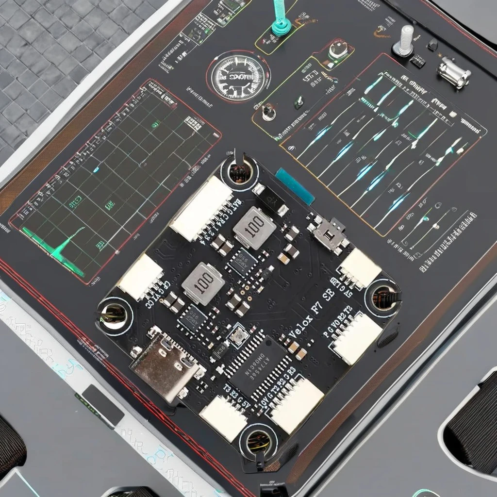 SkyDElT-HOBBY Velox F7 SE 30x3 - огляд і ціна Fpv Flight Controller F7 Stack 60A
