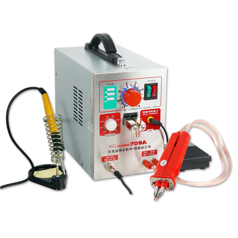 1.5KW SUNKKO 709A 220/110V Bat - огляд і ціна Spot Welder 18650 Battery Pack