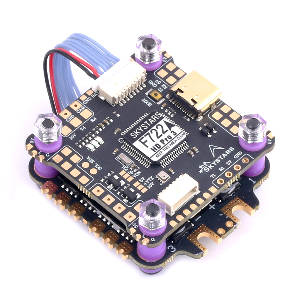 SKYSTARS F7 Flight Controller  - огляд і ціна Fpv Flight Controller F7 Stack 60A